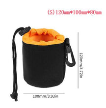 Load image into Gallery viewer, Camera Lens Pouch Bag Neoprene Waterproof Soft Video Camera Lens Pouch Bag Case