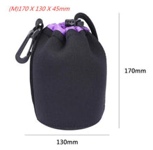 Load image into Gallery viewer, Camera Lens Pouch Bag Neoprene Waterproof Soft Video Camera Lens Pouch Bag Case