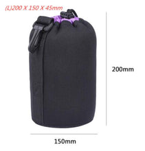 Load image into Gallery viewer, Camera Lens Pouch Bag Neoprene Waterproof Soft Video Camera Lens Pouch Bag Case