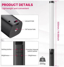 Load image into Gallery viewer, Ulanzi VL119 RGB Stick Light Wand Handheld Tube Light CRI 95+