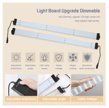 Load image into Gallery viewer, Photo Light Studio Soft Boxes Portable Foldable Dimmable Photography Table Shooting Tents Kit With 3Pcs Background Board