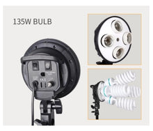 Load image into Gallery viewer, Photography Softbox 50x70 Lightbox Lighting Kit 5500K Lamp Continuous Light System With 2M Tripod For Photo Studio