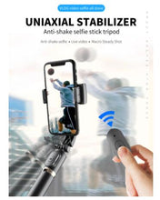 Load image into Gallery viewer, Handheld Gimbal Smartphone Bluetooth Handheld Stabilizer with Tripod selfie Stick Folding Gimbal