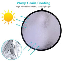 Load image into Gallery viewer, Photography Reflector 5-in-1 Light Reflectors Collapsible Portable Light Diffuser