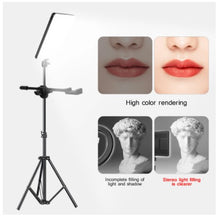 Load image into Gallery viewer, LED Fill Lamp Video Light Panel Bi-color 2700k-5700k Photography Lighting Live Stream Photo Studio Light With Stand EU Plug
