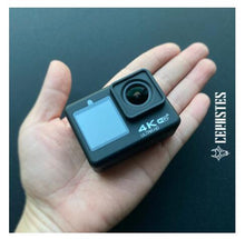 Load image into Gallery viewer, CERASTES 5K WiFi Anti-shake Action Camera 4K 60FPS Dual Screen 170° Wide Angle 30m Waterproof Sport Camera with Remote Control