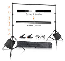 Load image into Gallery viewer, Photography Background Backdrop Stand Frame system Kit