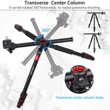 Load image into Gallery viewer, ZF60 Profissional Horizontal Tripod 63" 160cm
