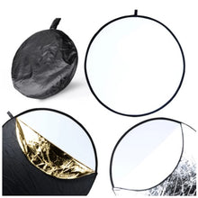 Load image into Gallery viewer, Photography Reflector 5-in-1 Light Reflectors Collapsible Portable Light Diffuser