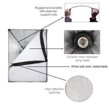 Load image into Gallery viewer, Photography Photo Studio Softbox Lighting Kit With 2.6x3M Background Frame 3pcs Backdrops Tripod Stand Reflector Board 4Umbrella