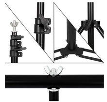 Load image into Gallery viewer, Photography T-shaped Tripod Stand Background Backdrop Support System
