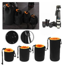 Load image into Gallery viewer, Camera Lens Pouch Bag Neoprene Waterproof Soft Video Camera Lens Pouch Bag Case