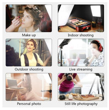 Load image into Gallery viewer, LED Fill Lamp Video Light Panel Bi-color 2700k-5700k Photography Lighting Live Stream Photo Studio Light With Stand EU Plug