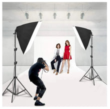 Load image into Gallery viewer, Photography Softbox Lighting Kit Four Lamp Softbox Kit 50x70CM Soft Box Equipment E27 Base