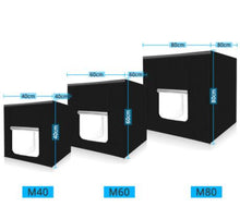 Load image into Gallery viewer, Travor light Box 40 60 80cm Portable Softbox With 3 Colors Background For Studio Photography
