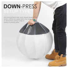 Load image into Gallery viewer, Portable Globe Lantern Softbox Quick Ball Diffuser Bowens Speed Ring Soft Light Modifier 55/65/85cm
