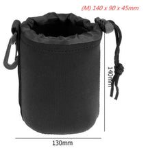 Load image into Gallery viewer, Camera Lens Pouch Bag Neoprene Waterproof Soft Video Camera Lens Pouch Bag Case