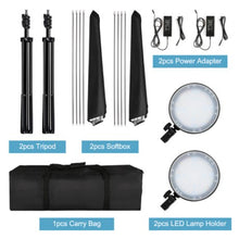 Load image into Gallery viewer, Photography Softbox Lighting Kit Four Lamp Softbox Kit 50x70CM Soft Box Equipment E27 Base