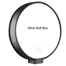 Load image into Gallery viewer, Foldable On-top 40cm Round Soft Box Flash Diffuser