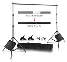 Load image into Gallery viewer, Photography Background Backdrop Stand Frame system Kit