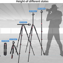 Load image into Gallery viewer, ZF60 Profissional Horizontal Tripod 63" 160cm