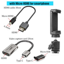 Load image into Gallery viewer, Android Phone Tablet as Camera Monitor Camcorder HDMI Adapter