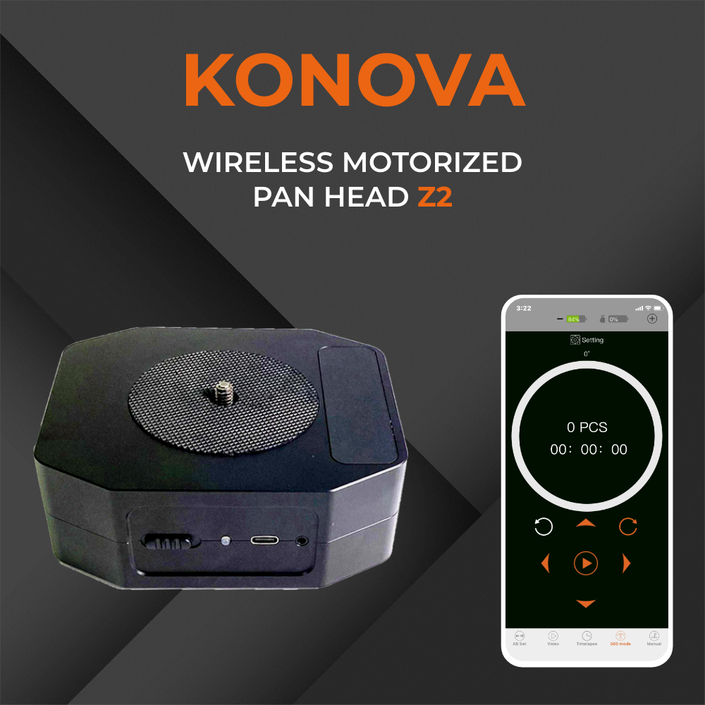 Konova Wireless Motorised Pan Head Z2 – konovaphoto