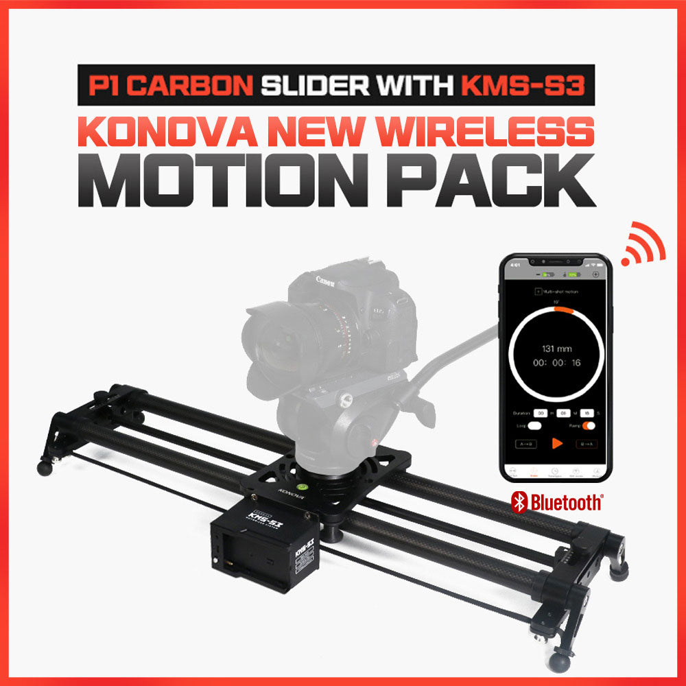 Konova Wireless Motorized Carbon Fiber Slider P1 KMS-S3 – konovaphoto
