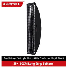 Load image into Gallery viewer, AMBITFUL 60x90cm 22x90cm 30x120cm 35x160cm 95cm Rectangular Octagonal Honeycomb Grid Softbox