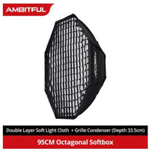 Load image into Gallery viewer, AMBITFUL 60x90cm 22x90cm 30x120cm 35x160cm 95cm Rectangular Octagonal Honeycomb Grid Softbox