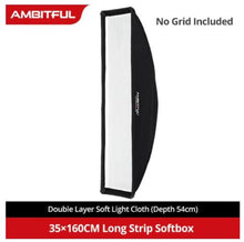 Load image into Gallery viewer, AMBITFUL 60x90cm 22x90cm 30x120cm 35x160cm 95cm Rectangular Octagonal Honeycomb Grid Softbox