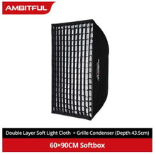 Load image into Gallery viewer, AMBITFUL 60x90cm 22x90cm 30x120cm 35x160cm 95cm Rectangular Octagonal Honeycomb Grid Softbox