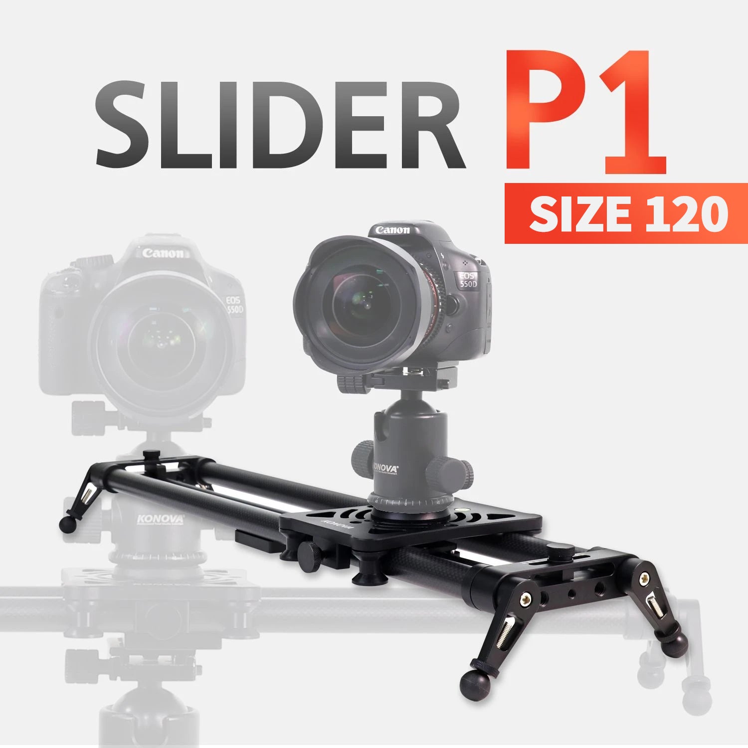 Konova P1-120 Carbon Camera Slider – konovaphoto
