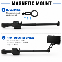 Load image into Gallery viewer, KONOVA DS3 Motorized Slider Monopod, Telescopic Selfie Stick for DJI Osmo Pocket 3 &amp; 4
