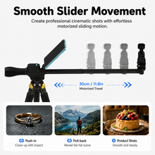 Load image into Gallery viewer, KONOVA DS3 Motorized Slider Monopod, Telescopic Selfie Stick for DJI Osmo Pocket 3 &amp; 4
