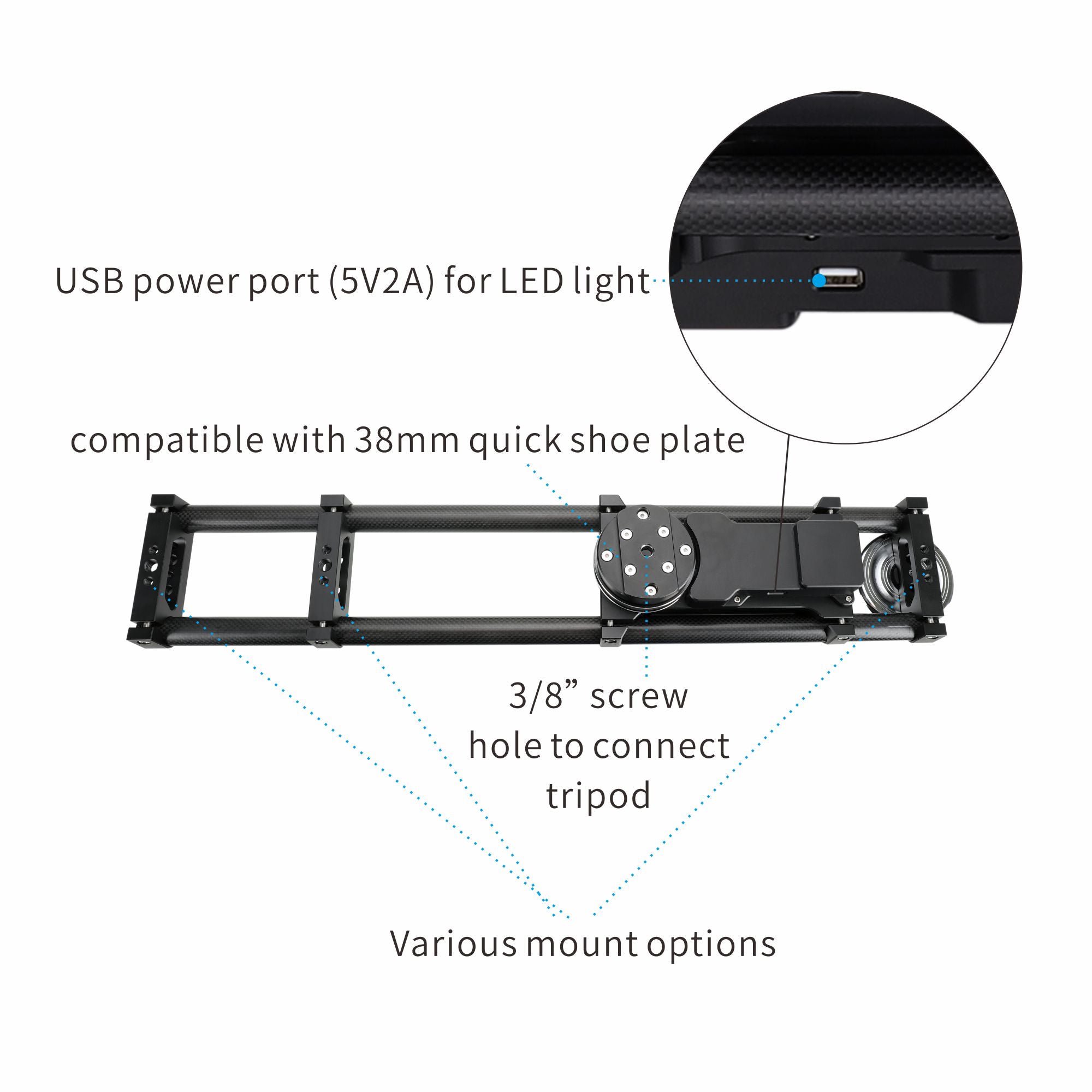 KONOVA Motorized 360 Rotating Spinner Platform Camera Rig for 360 Prod ...