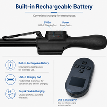 Load image into Gallery viewer, KONOVA DS3 Motorized Slider Monopod, Telescopic Selfie Stick for DJI Osmo Pocket 3 &amp; 4
