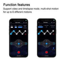 Load image into Gallery viewer, KONOVA G2 Wireless 3-Axis Motion Motorized Slider for Pan Tilt Tracking Timelapse Video shots
