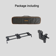 Load image into Gallery viewer, KONOVA G2 Wireless 3-Axis Motion Motorized Slider for Pan Tilt Tracking Timelapse Video shots
