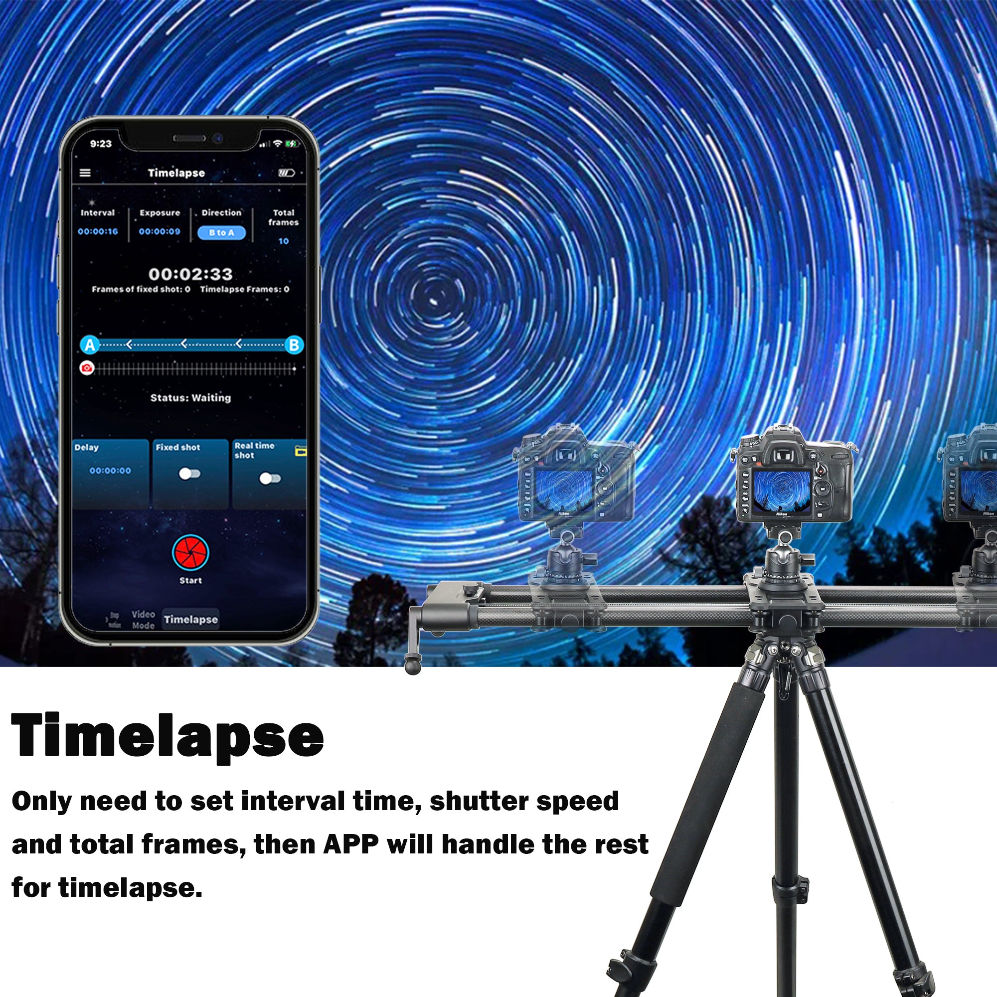 Konova G1 Wireless Motorized Intergrated Carbon Slider