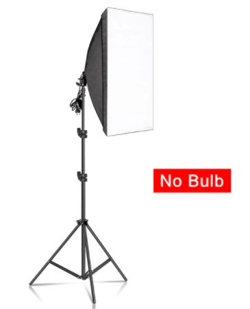 50x70CM Photography Softbox Lighting Kits Professional Continuous Light System Equipment