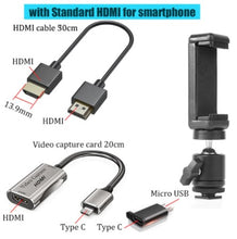 Load image into Gallery viewer, Android Phone Tablet as Camera Monitor Camcorder HDMI Adapter
