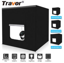 Load image into Gallery viewer, Travor light Box 40 60 80cm Portable Softbox With 3 Colors Background For Studio Photography
