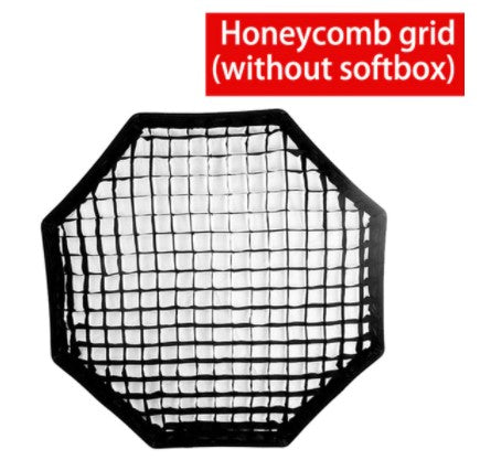 Namolit 140cm/55" Photography Octagon Softbox Grid Black Honeycomb Grid Softbox