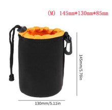 Load image into Gallery viewer, Camera Lens Pouch Bag Neoprene Waterproof Soft Video Camera Lens Pouch Bag Case
