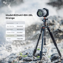 Load image into Gallery viewer, K&amp;F Concept 64 inch Camera Tripod
