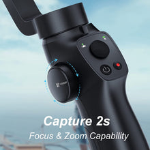 Load image into Gallery viewer, Funsnap Capture 2S Stabilizer Selfie Stick 3-Axis Handheld Gimbal
