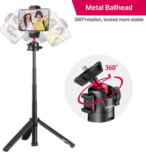 Load image into Gallery viewer, Ulanzi MT-16 Vlog Tripod for Phone Gopro DSLR
