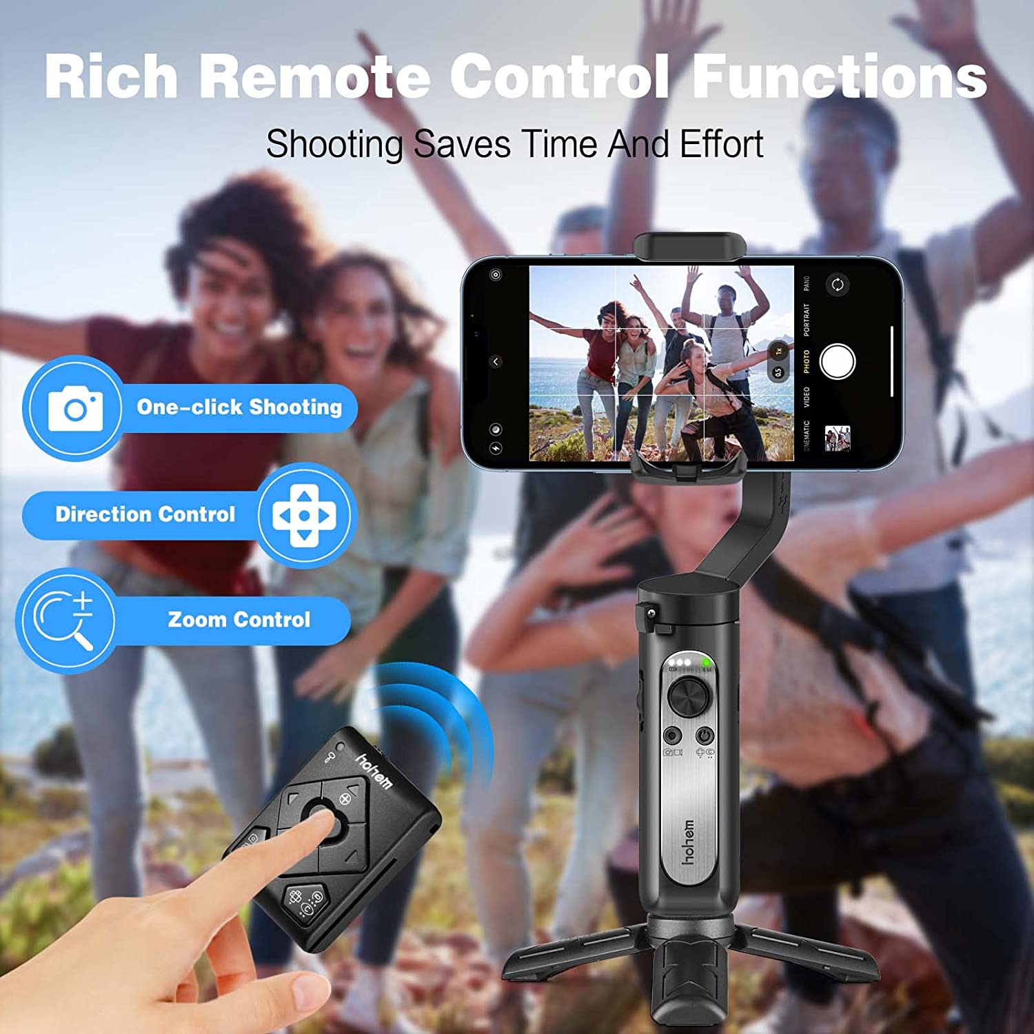 Hohem iSteady X X2 Smartphone Gimbal 3-Axis Handheld Stabilizer