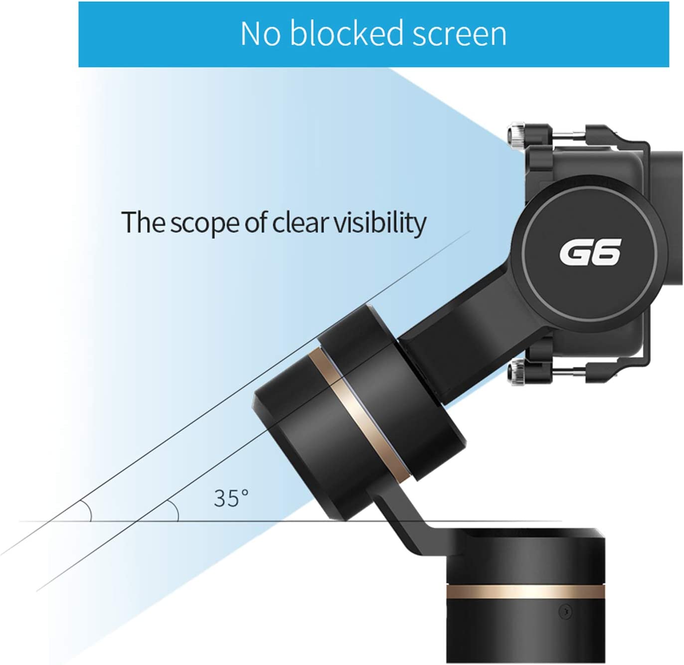 FeiyuTech G6 Gimbal Stabilizer for Gopro 3-Axis Handheld